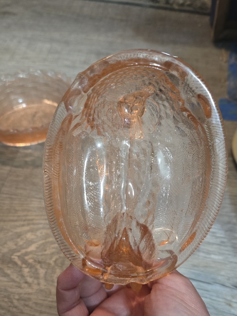 Pink Glass Hen-on-Nest Decorative Dish - Picture 2 of 6